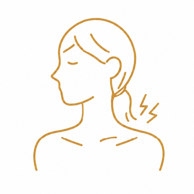 首・肩こりがつらい